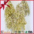 Золотой блеск металлический вьющиеся ленты лук/красивый декоративный бант для свадьбы